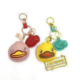 香港semk创意礼品bduck小黄鸭子钥匙扣包包挂件可爱汽车链礼盒