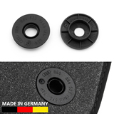 德国原装进口奥迪大众脚垫专用圆形卡扣固定锁扣斯柯达西雅特通用