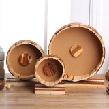 仓鼠豚鼠龙猫 金丝熊刺猬松鼠用品木制静音跑轮转轮滚轮实木玩具