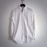 正品现货 THOM BROWNE TB 白色 基础衬衫 牛津纺 衬衣经典款中标