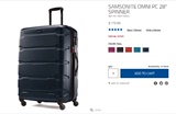 美国直邮Samsonite新秀丽拉杆箱28寸万向轮 行李箱 旅行箱 大容量