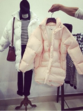 2015冬装新款女装宽松显瘦韩国面包服女中长款棉服棉衣外套