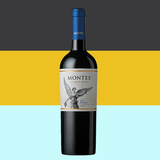 智利原装进口红酒 Montes merlot 蒙特斯经典梅洛干红葡萄酒