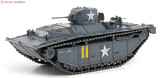 【恒辉模型】威龙  二战美军LVT两栖坦克 1/72成品坦克模型 60499