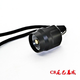 LED手电筒配件 C8 T6 Q5 R2 CREE强光充电手电筒尾巴 尾部 开关