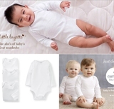 新款Carter's卡特春秋冬季长袖哈衣爬服婴儿童装白色男女宝宝童装