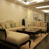 欧式布艺沙发组合小户型单双人沙发售楼处酒店洽谈样板房家具定制