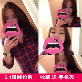 韩国嘴唇iphone6s手机壳可爱卡通苹果6plus/5s硅胶软保护套潮女
