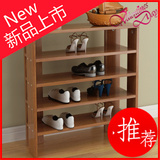 特价简易木质多层鞋架储物收纳置物架大容量现代家用鞋柜 经济型