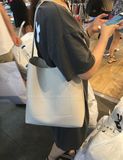 XIXI韩国东大门女装代购2016夏纯色简约气质休闲百搭单肩购物包包