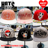 韩国代购正品HATSON 迪斯尼 米老鼠 16春 亲子休闲平板帽