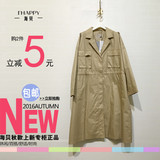 IHAPPY海贝E6R08AH804专柜正品2016秋季新款韩版宽松风衣