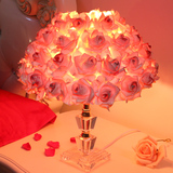 欧式台灯创约卧室床头台灯美式家用装饰浪漫婚房台灯M4P