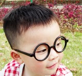 阿拉蕾圆形装饰框架潮宝宝超轻眼睛框可爱儿童眼镜框男女童无镜片