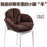 冬天办公室座椅保暖护腰坐垫靠垫一体加厚凳子孕妇靠背榻榻米坐垫