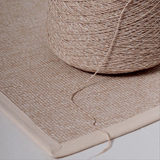 尺寸定制北欧现代简约榻榻米日式地毯棉编织客厅茶几卧室床边地垫