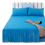 朗绮家纺单件床裙床罩单品新婚床上用品床罩1.5米床可爱床套1.8米