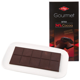 美可馨经典浓黑巧克力排块100g 德国原装进口零食品 74%可可含量