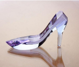 礼物水晶鞋特价灰姑娘子特别生日礼物创意DIY刻字礼品高跟鞋摆件