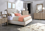 美式实木布艺软包床法式1.8米双人床欧式高端设计师品牌定制家具