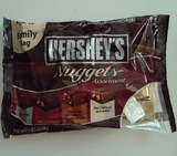 香港代购 美国Hershey's 好时Nuggets 什锦巧克力金银砖 538g特价