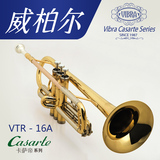 威柏尔降B调小号乐器VTR-16A黄铜管体漆金表面专用型赠送高档软包
