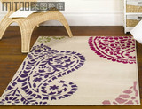 田园温馨韩式客厅地毯定做腈纶地毯卧室床边毯满铺定制包邮