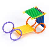 木幼儿园桌面玩具3-6周岁儿童早教聪明棒积木玩具拼插塑料积