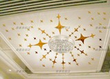 Y23星星亚克力水晶镜面立体墙贴客厅卧室天花板房吊顶装饰镜子贴