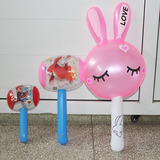 小充气锤子带铃铛 小兔子宝宝儿童玩具  比赛卡通儿童玩具气锤