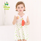 Disney/迪士尼婴儿连衣裙子女童宝宝公主裙夏装纯棉152Q608