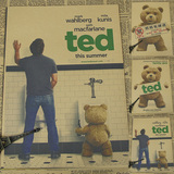 泰迪熊 TED 励志搞笑海报 牛皮纸招贴酒吧咖啡客厅室内装饰挂画芯