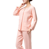 日本单 冬季新款全棉睡衣睡裤加厚纯棉女士长袖家居服套装