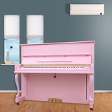 德国普鲁特娜UP-20全新粉色立式钢琴 高端专业演奏钢琴 全国联保