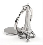 热卖金属巴黎铁塔模型钥匙扣挂件钥匙链汽车创意礼品定制广告