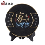 中国特色礼物送老外中国风小礼品定制炭雕装饰品现代中式玄关摆件