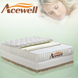 Acewell天然竹炭乳胶床垫3D软硬弹簧席梦思床垫1.2 1.8 床垫定做