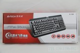 双飞燕键盘K-100 网吧电脑游戏机械手感ps2/usb接口有线键盘