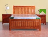 杭州城区特价 橡木床/高档实木床1.2 1.5米/单人床/双人床/木板床