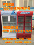588冷藏展示柜 保鲜柜冰箱 立式双门商用饮料冷饮蔬菜水果