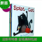 英文绘本启蒙故事书 Splat the Cat啪嗒猫5本套装