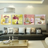 客厅装饰画现代简约沙发背景墙抽象欧式地中海卧室壁画挂画无框画
