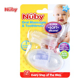 【天猫超市】美国NUBY/努比婴幼儿硅胶指套牙刷 带盒 不含双酚A