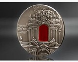 【海宁潮】帕劳2014年蒂凡尼艺术仿古镶嵌玻璃银币PCGS-MS69