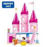 TERY 大颗粒积木 益智儿童玩具 公主城堡 女生女孩礼物 过家家