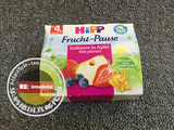 德国代购 Hipp喜宝 4个月杯装混合果泥苹果草莓蓝莓梨香蕉 4*100g
