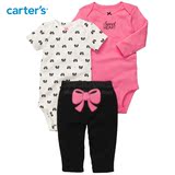 现货 美国代购 carters卡特 女童套装 3件套#121C078