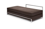 德国ClassiCon不锈钢真皮沙发床现代简约办公室书房沙发床 进口