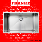 弗兰卡手工水槽 PLX210-65单槽304不锈钢【新品台下盆，台上台中