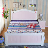 实木床高箱床1.2米1.35米白色床单人床双人床1.5儿童床松木1米床